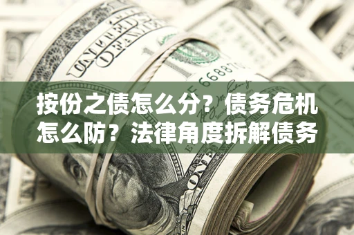 北京按份之债怎么分？债务危机怎么防？法律角度拆解债务分配与风险自保指南