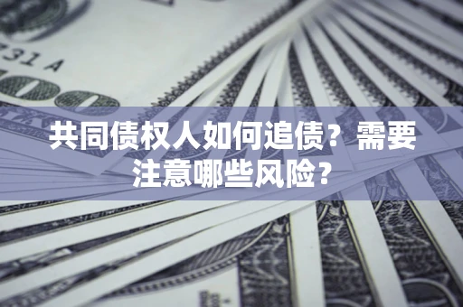 北京共同债权人如何追债？需要注意哪些风险？
