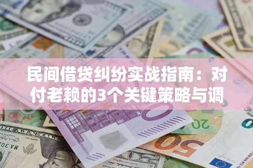 北京民间借贷纠纷实战指南：对付老赖的3个关键策略与调解盲区解析