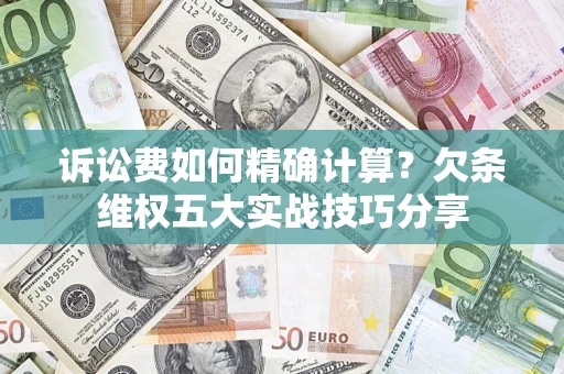北京诉讼费如何精确计算？欠条维权五大实战技巧分享