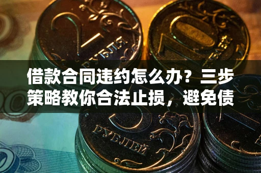 北京借款合同违约怎么办？三步策略教你合法止损，避免债务危机升级