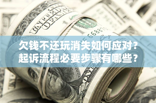 北京欠钱不还玩消失如何应对？起诉流程必要步骤有哪些？