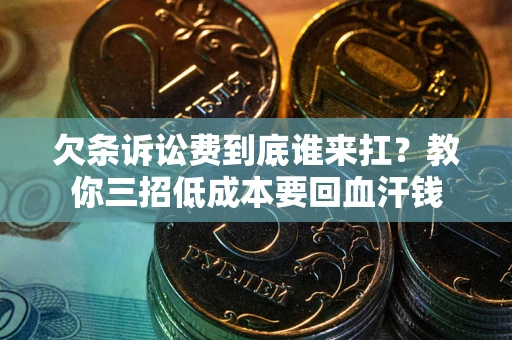 北京欠条诉讼费到底谁来扛？教你三招低成本要回血汗钱